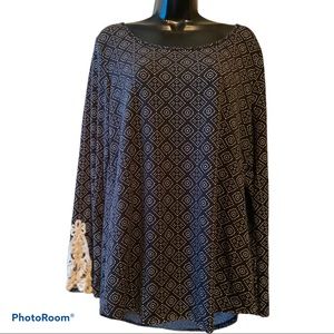 4/$20 Maurices long sleeve boho top